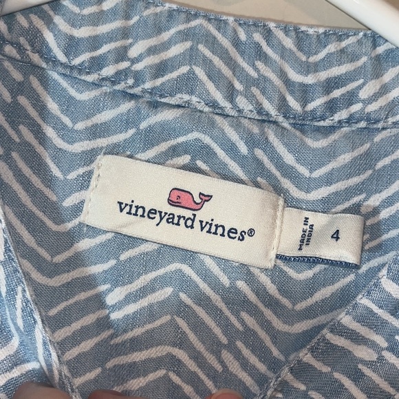 Vineyard Vines Margo Dress Chevron Print - Picture 3 of 4